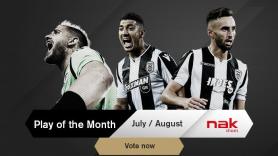 Ψηφίστε το nak Play of the Month Ιουλίου/Αυγούστου