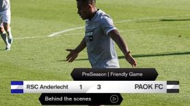 Η παρακάμερα του RSC Anderlecht-ΠΑΟΚ
