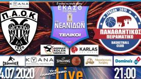Live Stream: ΠΑΟΚ ΚΥΑΝΑ-Παναθλητικός (2ος τελικός Νεανίδων)