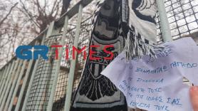 Μήνυμα φιλάθλου του ΠΑΟΚ στο σημείο που σκοτώθηκε ο Άλκης: «Τους σιχάθηκα, δεν ξανά πάω γήπεδο» (video)