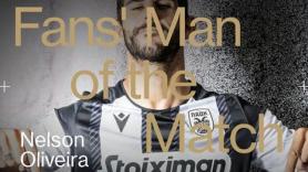 Fans’ Man of the Match o Ολιβέιρα