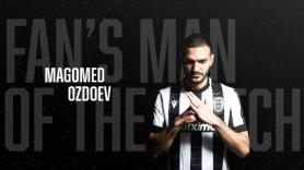 Fans’ Man of the Match o Οζντόεφ