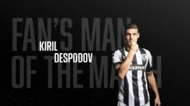 Fans’ Man of the Match ο Ντεσπόντοφ