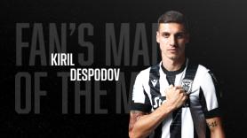 Fans’ Man of the Match ο Ντεσπόντοφ