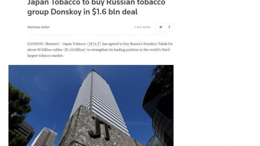 Και το Reuters για την πώληση της Donskoy Tabak