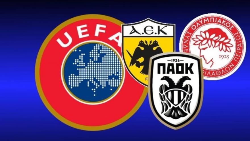Συνάντηση αύριο με ΑΕΚ, ΠΑΟΚ, Ολυμπιακό καλεί η UEFA