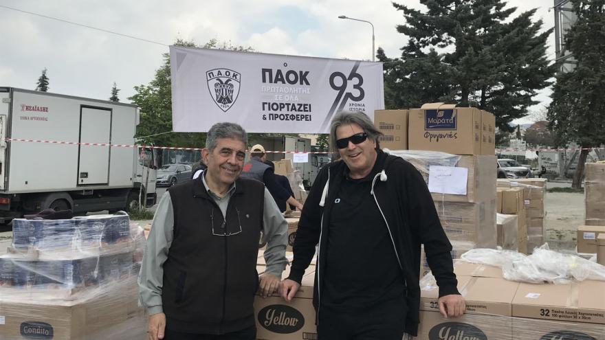 «Γιορτάζουμε τον ΠΑΟΚ, προσφέροντας βοήθεια στο συνάνθρωπο...»