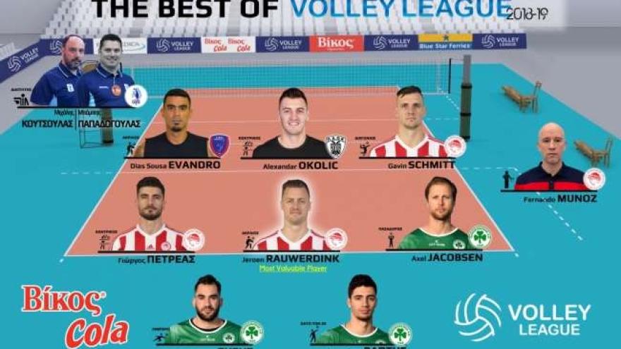 Η καλύτερη ομάδα της Volley League 2018-19