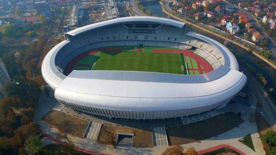 Πρωινή προπόνηση στο Cluj Arena