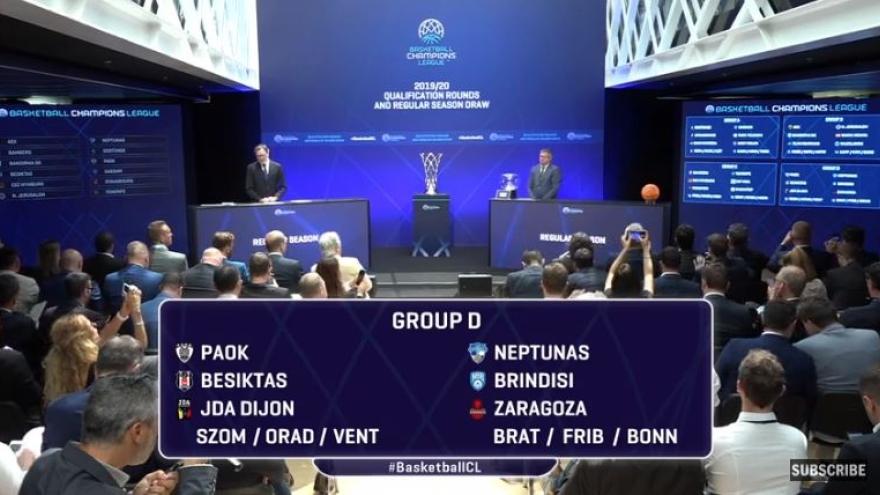 Οι αντίπαλοι στο Basketball Champions League