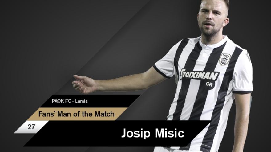 Fans’ Man of the Match ο Μίσιτς