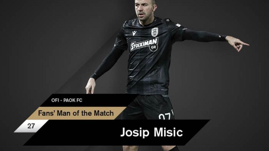 Fans’ Man of the Match ο Μίσιτς