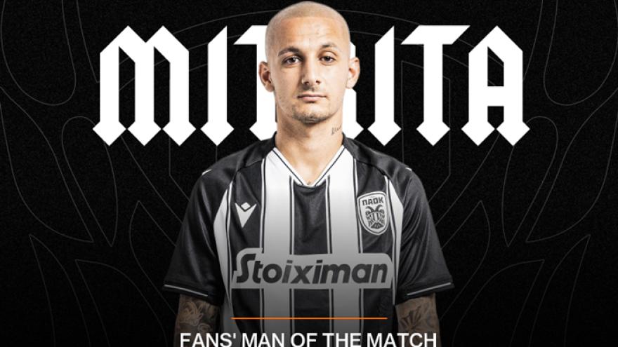 Fans’ Man of the Match ο Μιτρίτσα