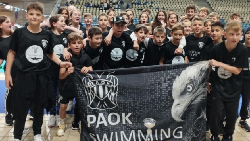 «Έλαμψαν» στο ΟΑΚΑ οι νεαροί κολυμβητές του ΠΑΟΚ!