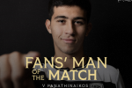 Fans’ Man of the Match o Χατσίδης
