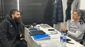 Η ξεχωριστή επίσκεψη του Γ. Σαββίδη στον Λουτσέσκου (pic)
