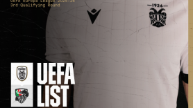 Η λίστα της UEFA για τα παιχνίδια με τη Βόλφσμπεργκερ