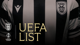 Η λίστα στην UEFA για τα παχνίδια του League Phase