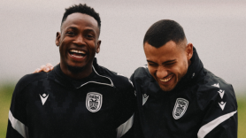 Εικόνες από την προπόνηση