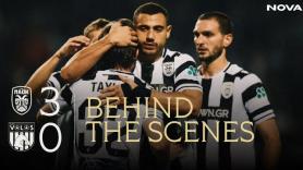 Η παρακάμερα του ΠΑΟΚ - Βόλος