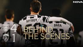 Η παρακάμερα του ΠΑΟΚ - ΑΕΛ