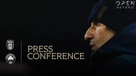 Η συνέντευξη Τύπου: ΠΑΟΚ - Παναθηναϊκός [video]