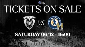 Τα εισιτήρια για τον αγώνα ΠΑΟΚ – Κολοσσός