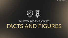 Facts & Figures για το Παναιτωλικός - ΠΑΟΚ