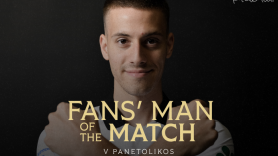 Fans’ Man of the Match o Κωνσταντέλιας
