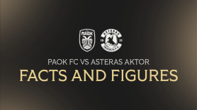 Facts & Figures για το ΠΑΟΚ - Asteras AKTOR