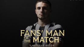 Fans’ Man of the Match o Ζαφείρης