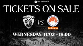 Τα εισιτήρια για τον αγώνα ΠΑΟΚ – Περιστέρι Betsson