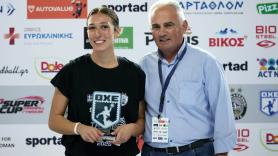 MVP του 4ου Σούπερ Καπ Χάντμπολ γυναικών η Ελίνα Τροχίδου!