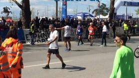 Ένταση με ΑΕΚτσή στον Μαραθώνιο! (video)