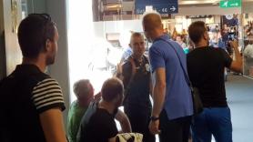 Συναντήθηκαν με οπαδούς οι παίκτες του ΠΑΟΚ στο αεροδρόμιο της Βασιλείας