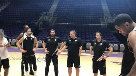 Η προπόνηση στην Holon Toto Arena (vid)