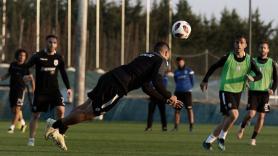 Εικόνες από την προπόνηση