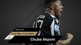 Fans’ Man of the Match ο Άκπομ