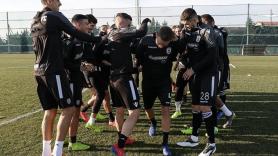 Εικόνες από την προπόνηση