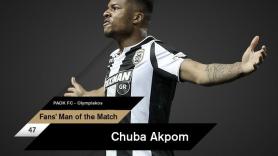 Fans’ Man of the Match ο Άκπομ