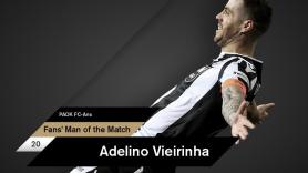 Fans’ Man of the Match ο Βιεϊρίνια