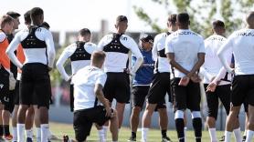 Προπόνηση και αποστολή για Ολλανδία