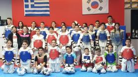 Κοινή προπόνηση για την ομάδα tae kwon do του ΠΑΟΚ