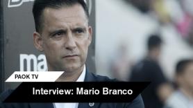 Ο Μάριο Μπράνκο στο PAOK TV