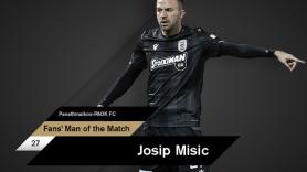 Fans’ Man of the Match ο Μίσιτς