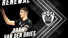 Στον ΠΑΟΚ για δεύτερη χρονιά ο Bram Van Den Dries