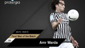 Fans’ Man of the Match ο Ουάρντα