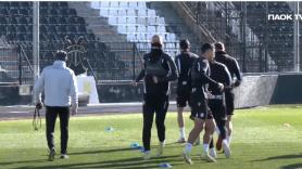 Προπόνηση στην Τούμπα πριν τον Ατρόμητο