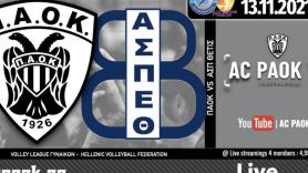 Το ΠΑΟΚ-Θέτις Βούλας στο AC PAOK TV!