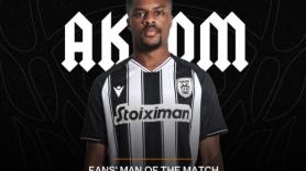 Fans’ Man of the Match ο Άκπομ
